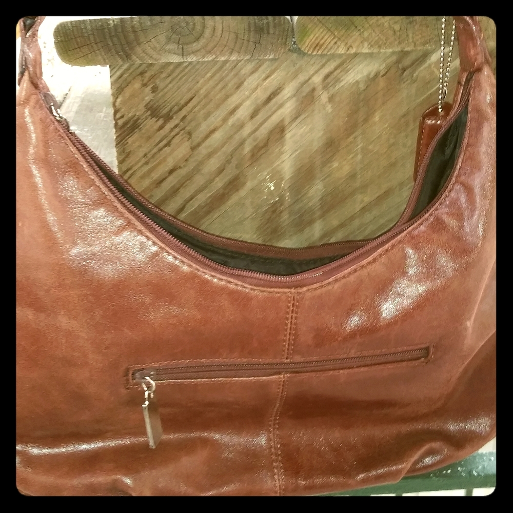 Sereta Brown Leather Purse
